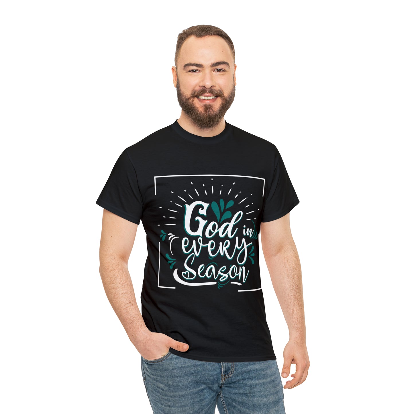 God In Every Season Unisex Heavy Cotton Tee