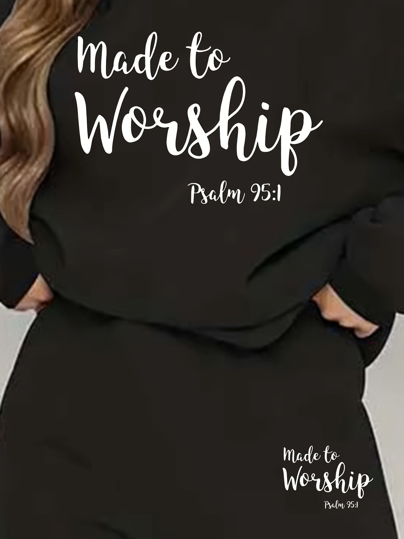 Made To Worship Women's Christian Casual Outfit claimedbygoddesigns