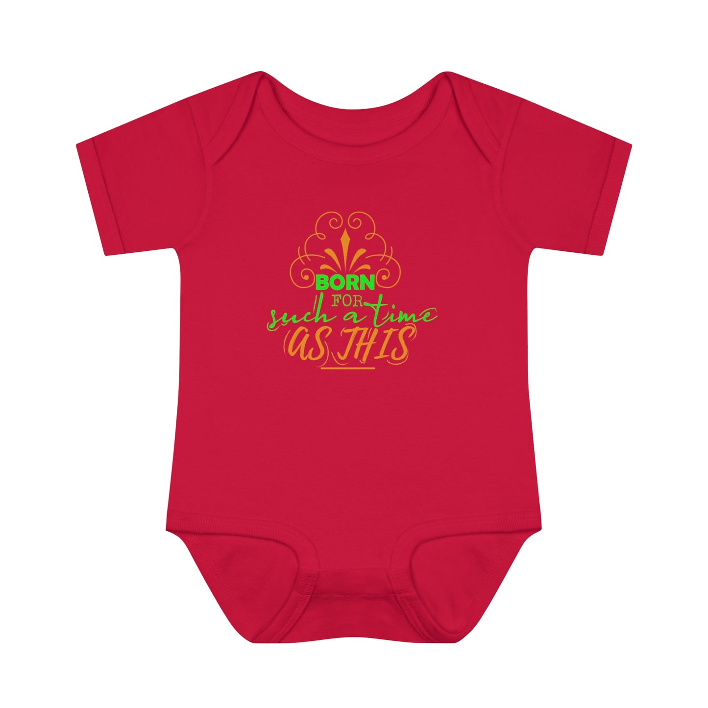 Born For Such A Time As This Christian Baby Onesie Printify