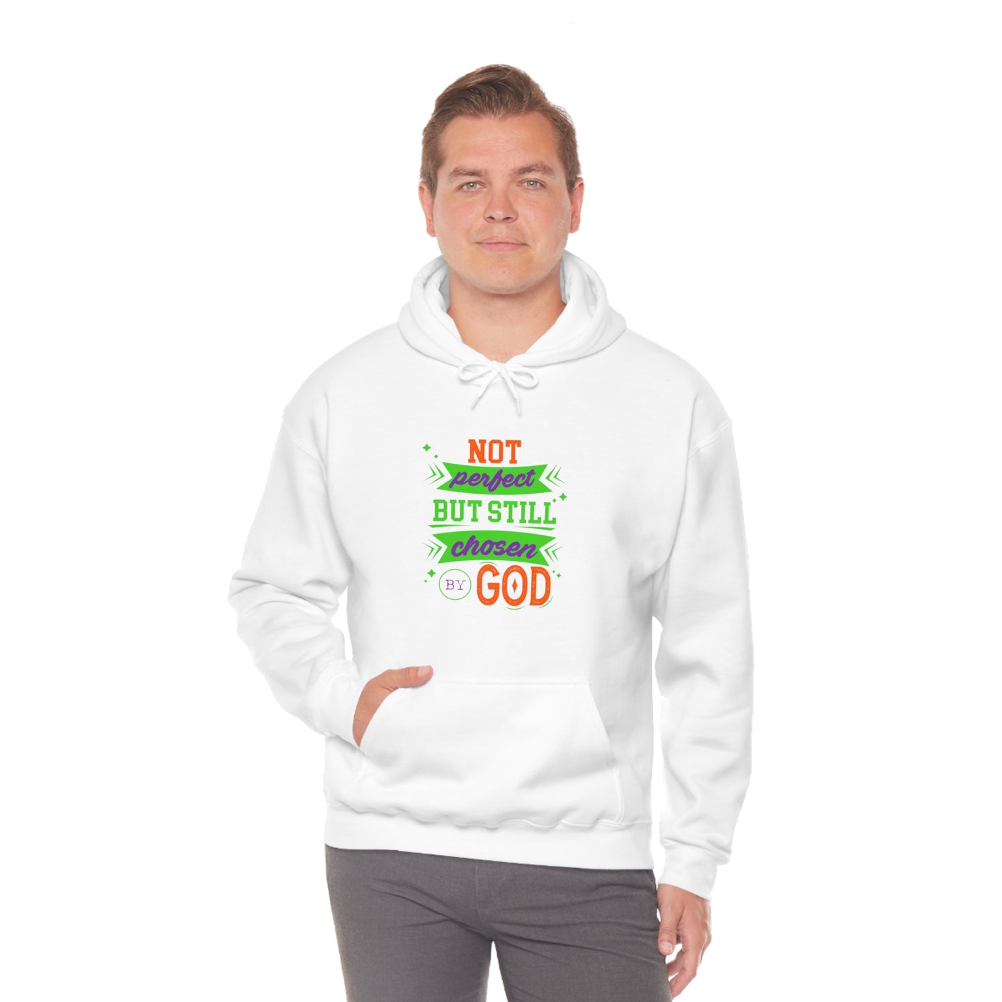 Not Perfect But Still Chosen By God Unisex Hooded Sweatshirt