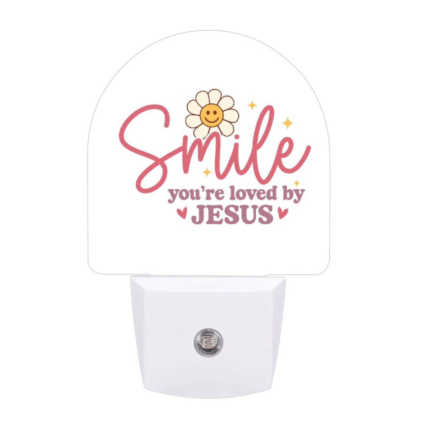 Smile You're Loved Christian Night Light For Kids - ClaimedbyGodDesigns