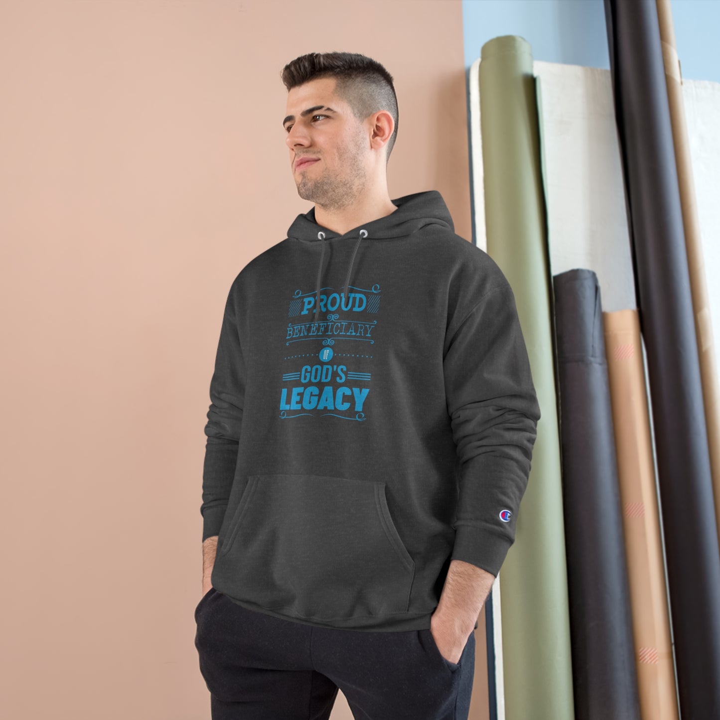 Proud Beneficiary Of God's Legacy Unisex Champion Hoodie