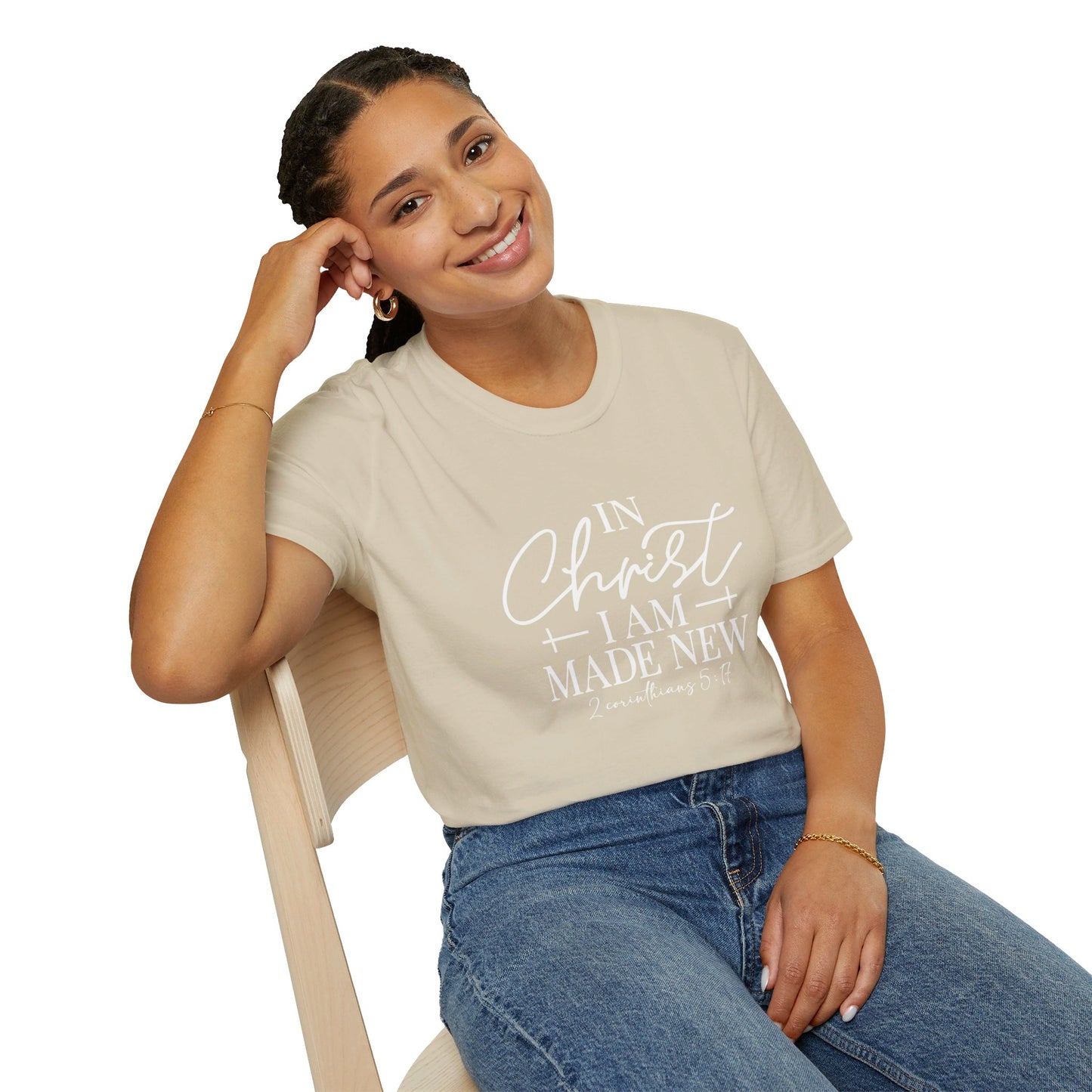 2 Corinthians 5:17 In Christ I Am Made New Unisex Christian T-shirt