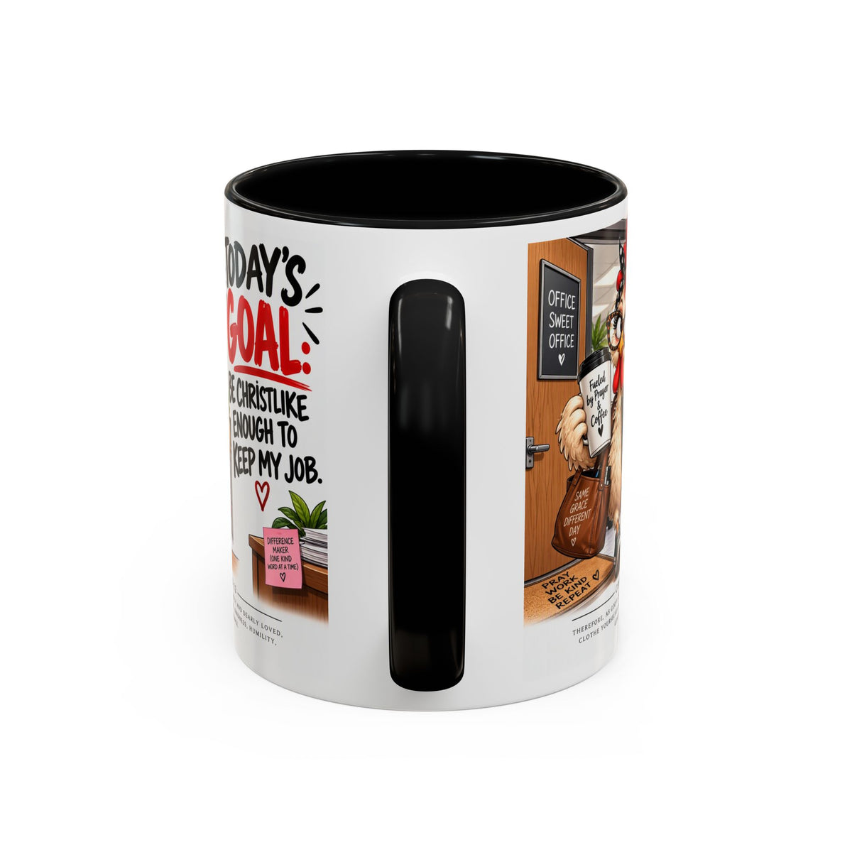 Today's Goal Christian Coffee Mug – Be Christlike Inspirational Bible Verse Mug