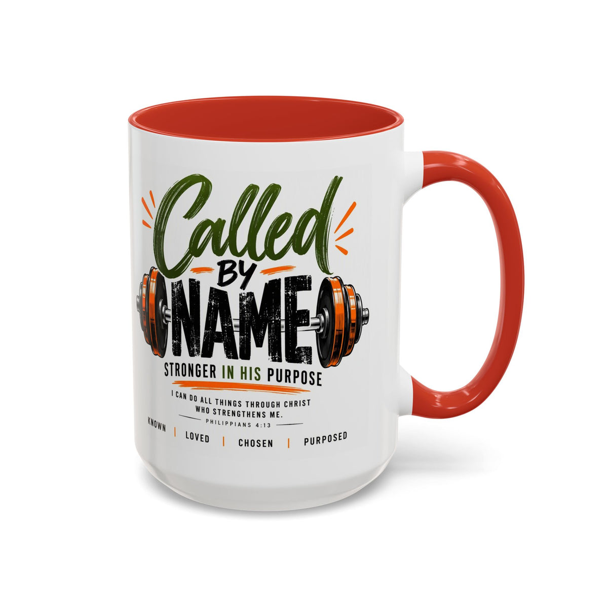 Called by Name Christian Coffee Mug – Stronger in His Purpose Inspirational Gift
