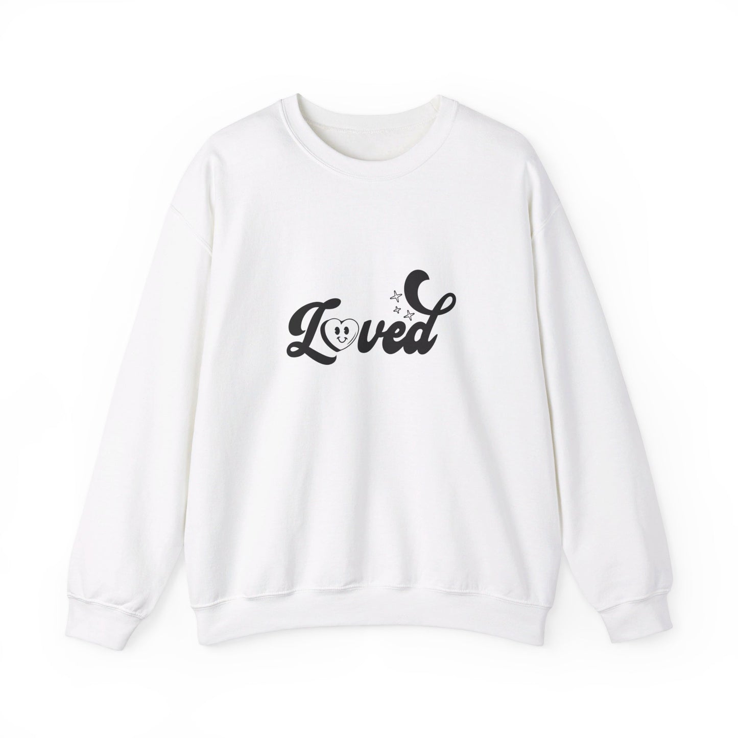 Romans 5:8 You Are Loved More Than You Will Ever Know Unisex Heavy Blend™ Crewneck Christian Sweatshirt