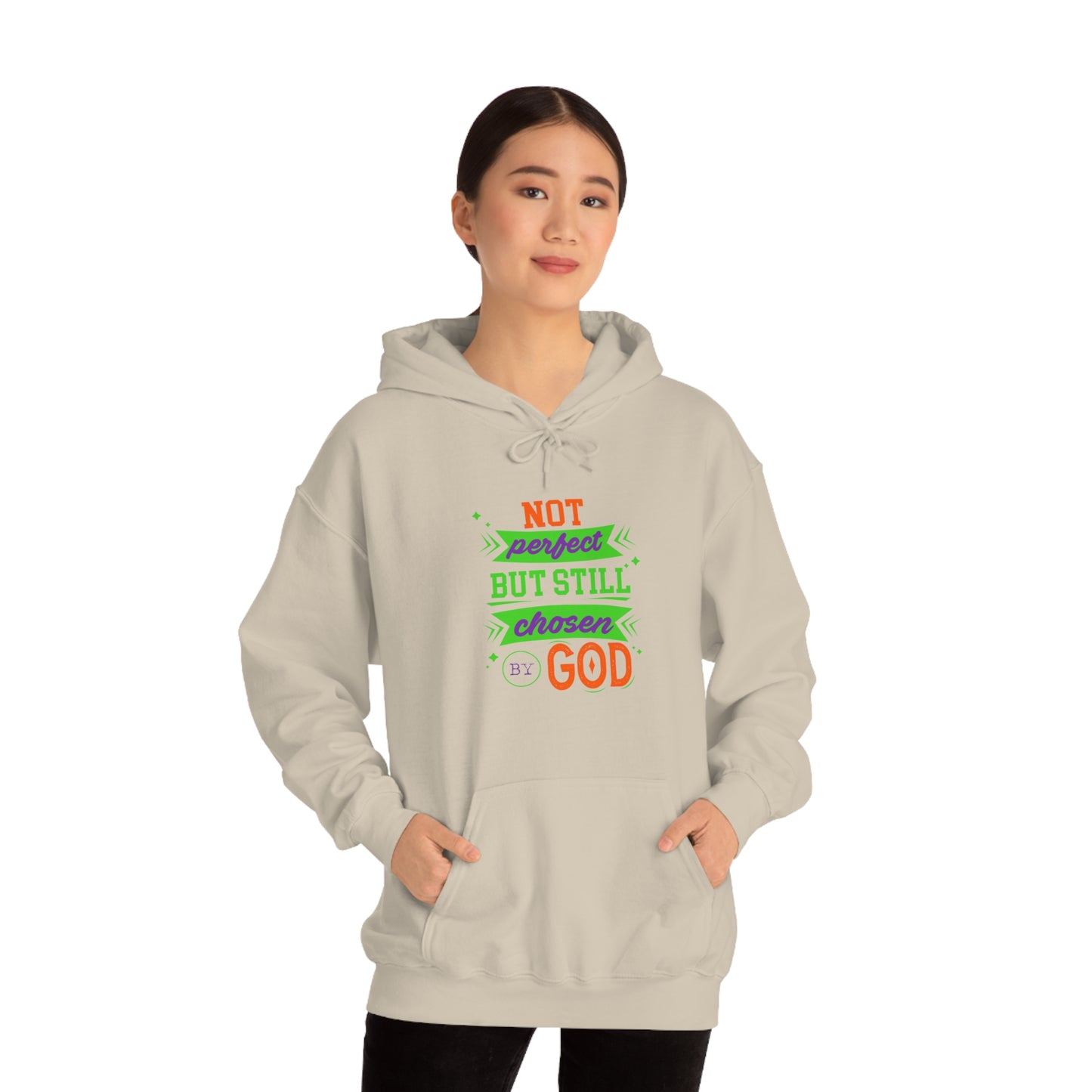 Not Perfect But Still Chosen By God Unisex Hooded Sweatshirt