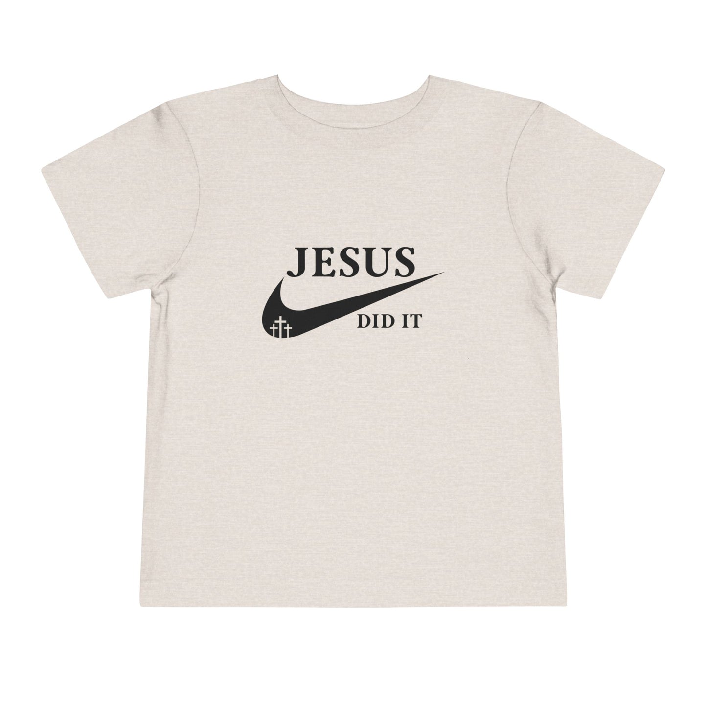 Jesus Did It (Nike reference) Christian Toddler T-Shirt