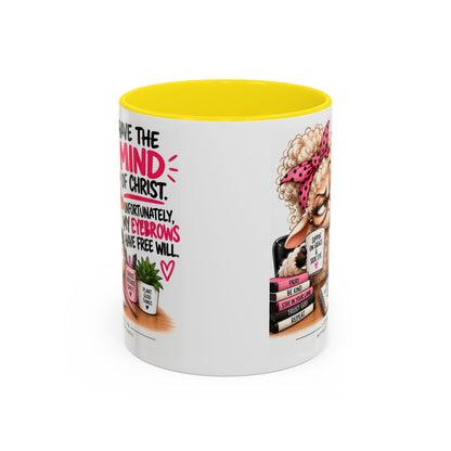 Christian Coffee Mug – "I Have the Mind of Christ" Funny Sheep Design (11/15 oz)