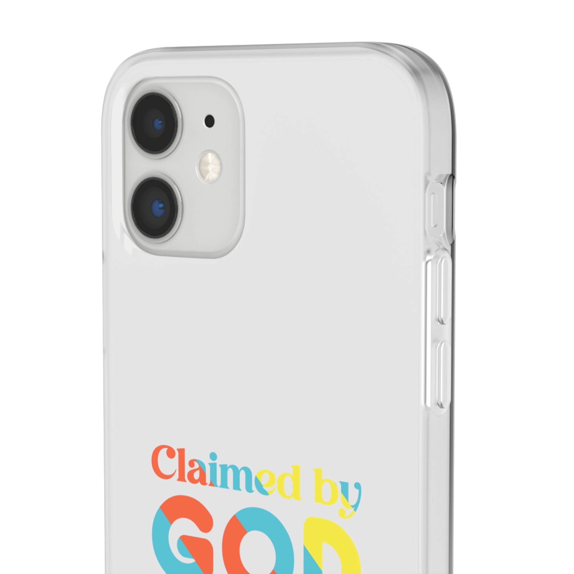 Claimed By God Purpose Over Pain Christian Flexi Phone Case Printify