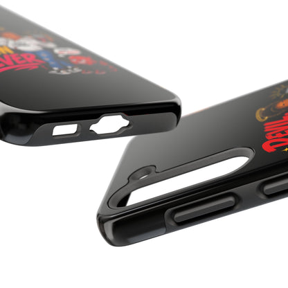 Phone Case — "Devil Try Again Never" Christian Graphic Tough Phone Case - ClaimedbyGodDesigns