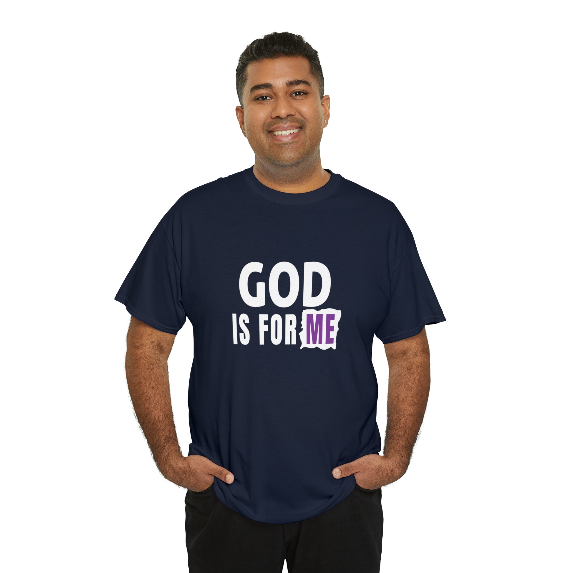 God Is For Me Unisex Heavy Cotton Tee Printify