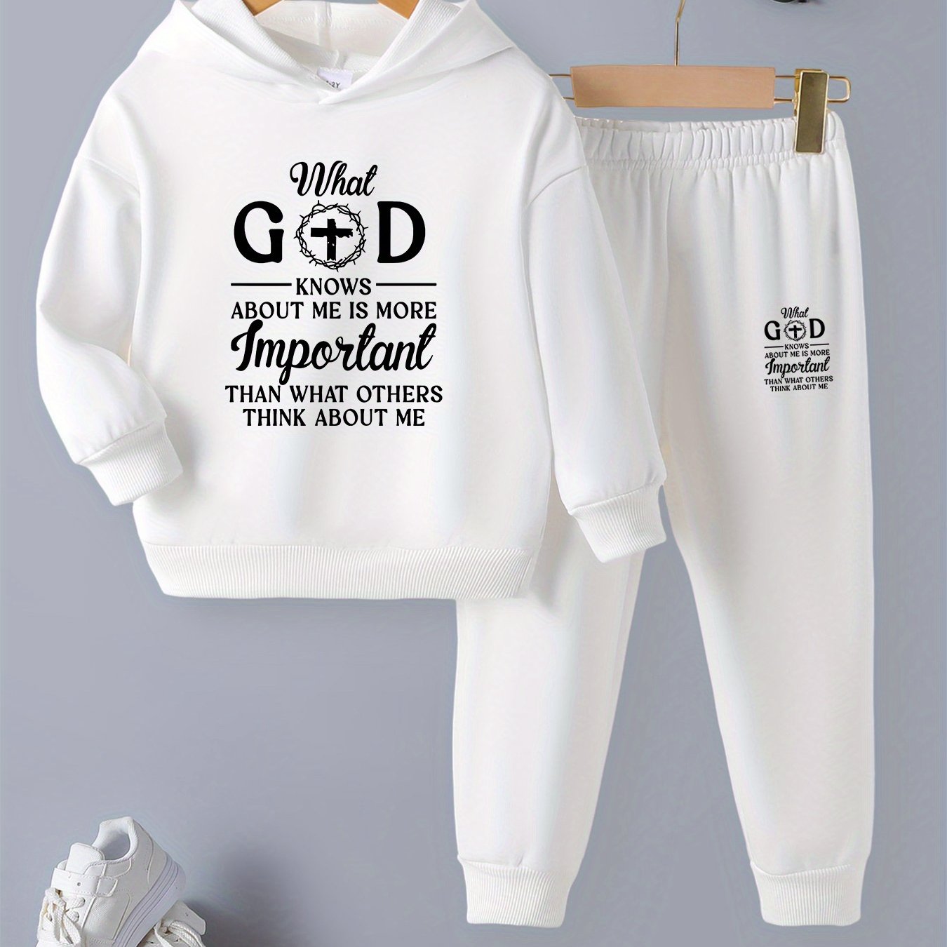 What God Knows About Me Is More Important Than What Others Think About Me Youth Christian Casual Outfit claimedbygoddesigns