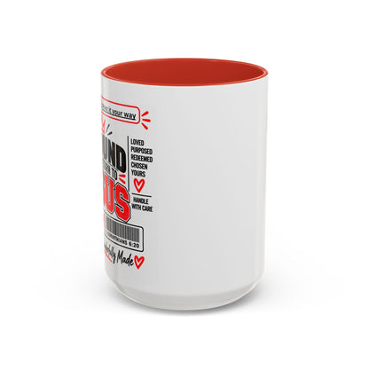 If Found, Return to Jesus Personalized Christian Coffee Mug — Called by Name Accent Mug (15oz)