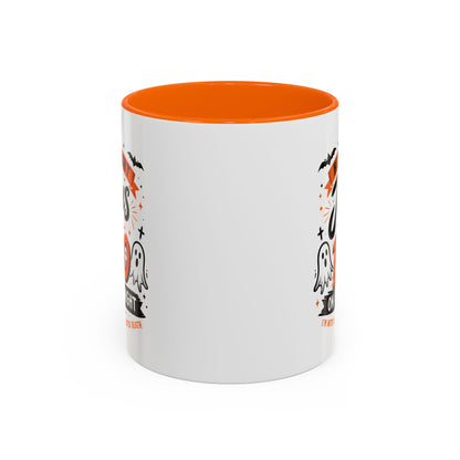 Christian Coffee Mug — "He's My Light, Jesus Is My Boo" Halloween Accent Mug