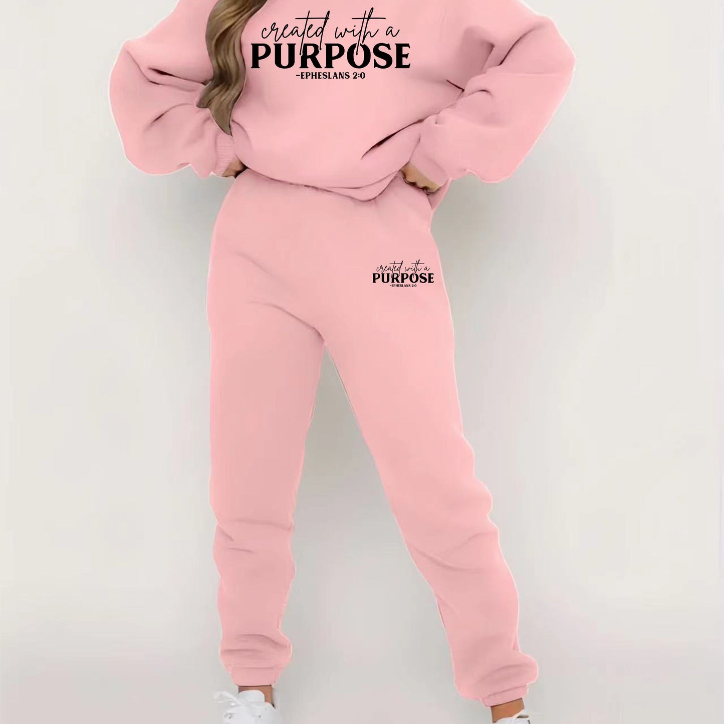 Created With A Purpose Women's Christian Casual Outfit claimedbygoddesigns