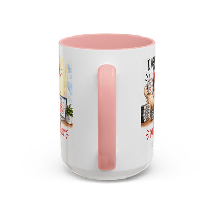 Coffee Mug — "I Asked God for a Sign" Funny Meeting Canceled Christian Mug (11/15oz)