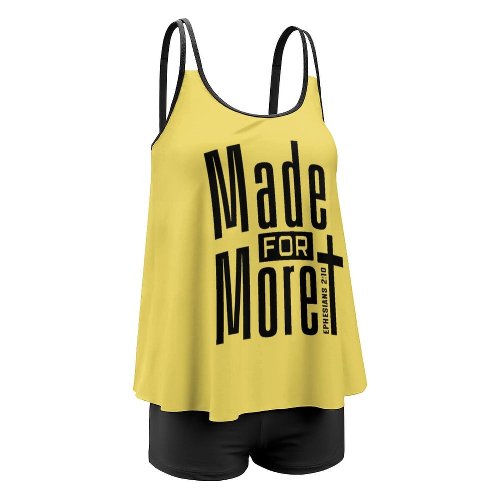 Made For More Plus Size Christian Women's Tankini 2 - Piece Swimsuit - ClaimedbyGodDesigns