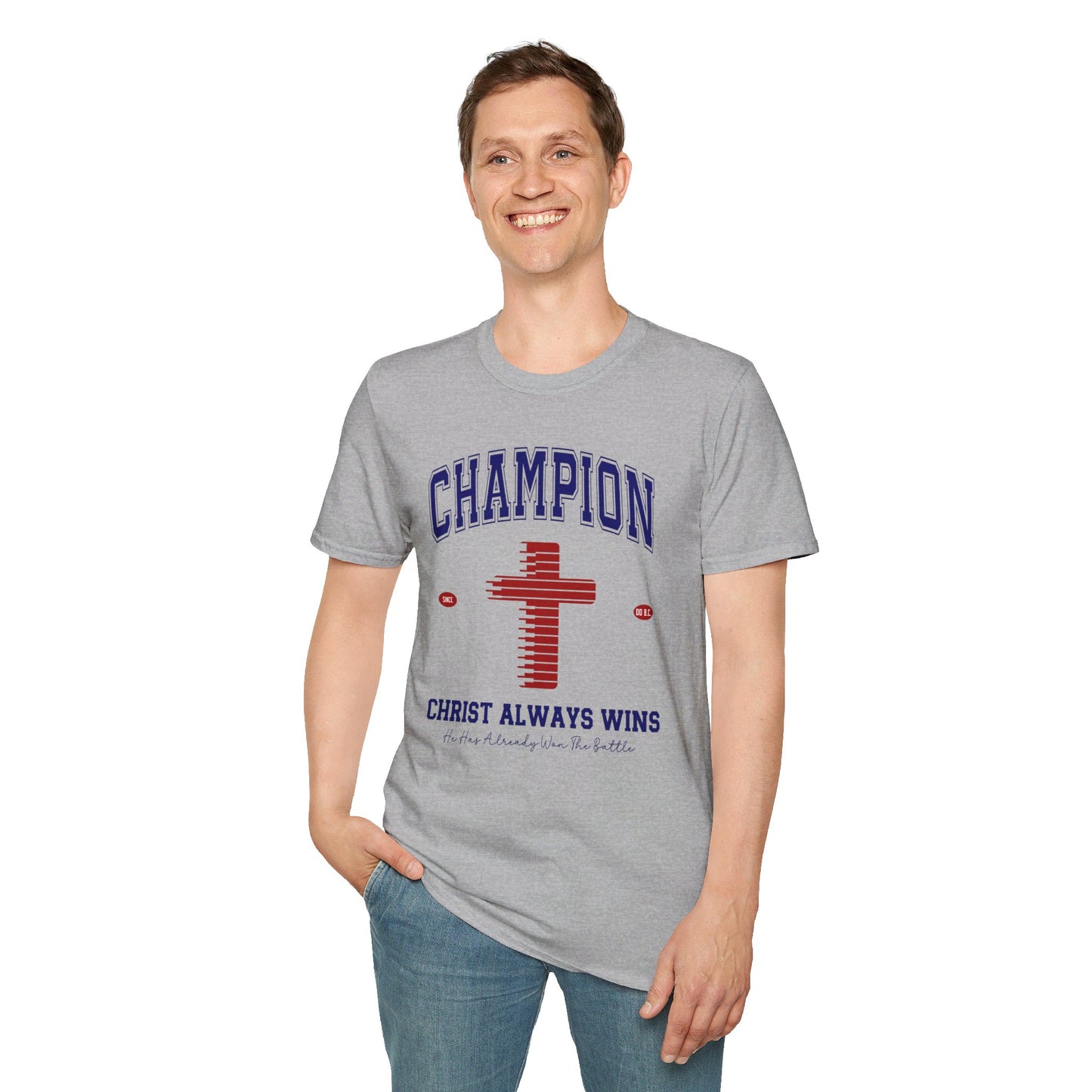 Champion Christ Always Wins Unisex Christian T-shirt