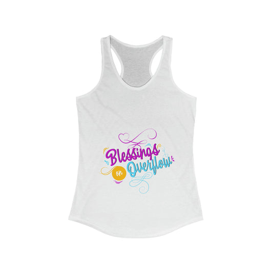 Blessings on Overflow slim fit tank-top