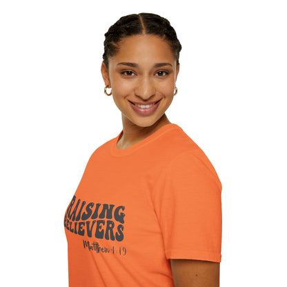 Raising Believers Christian Unisex T-shirt