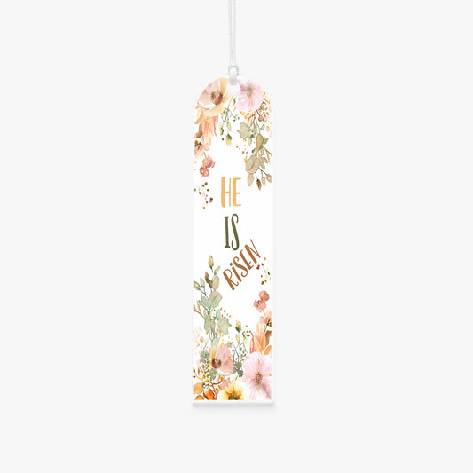 He Is Risen Christian Arch Acrylic Bookmark - ClaimedbyGodDesigns