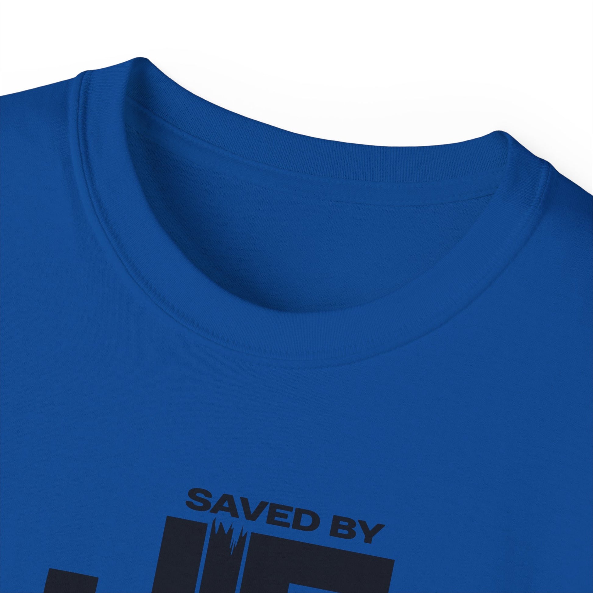 SAVED BY JESUS Unisex Christian Ultra Cotton Tee Printify