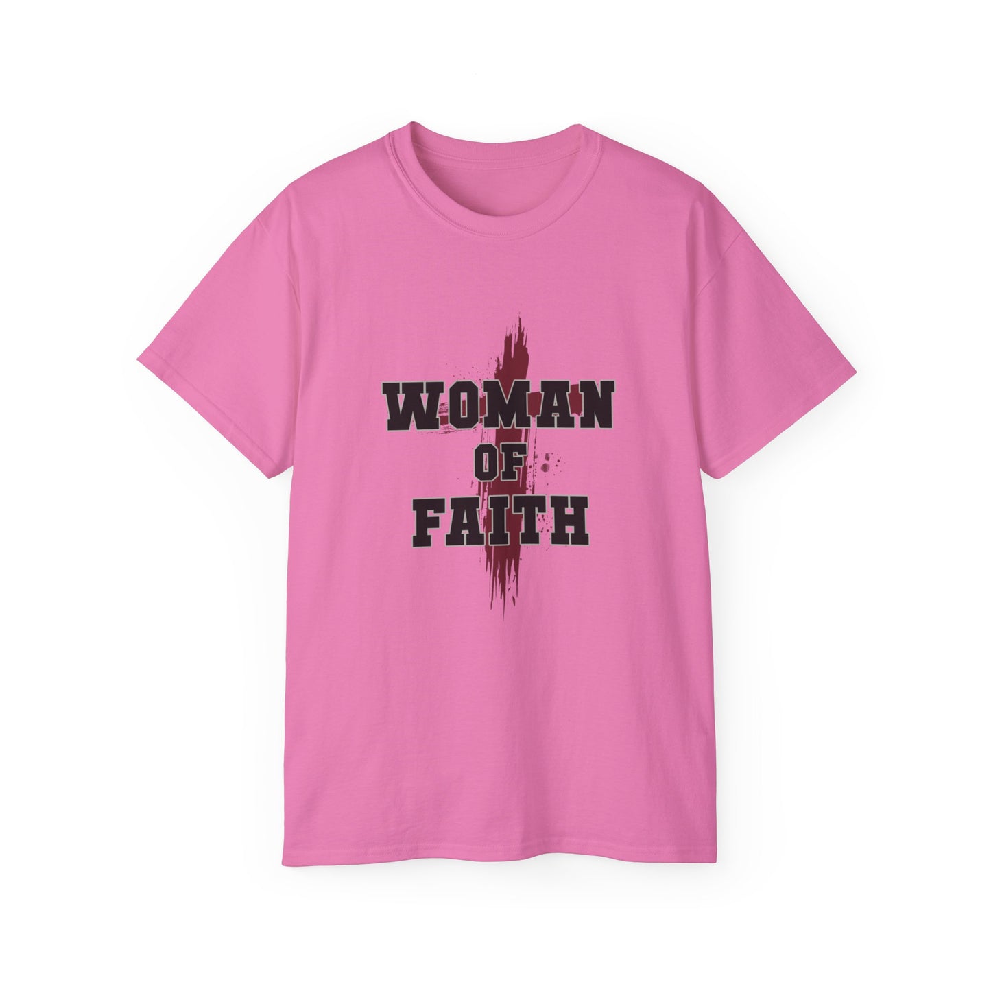 WOMAN OF FAITH WOMEN'S Christian T-SHIRT Printify