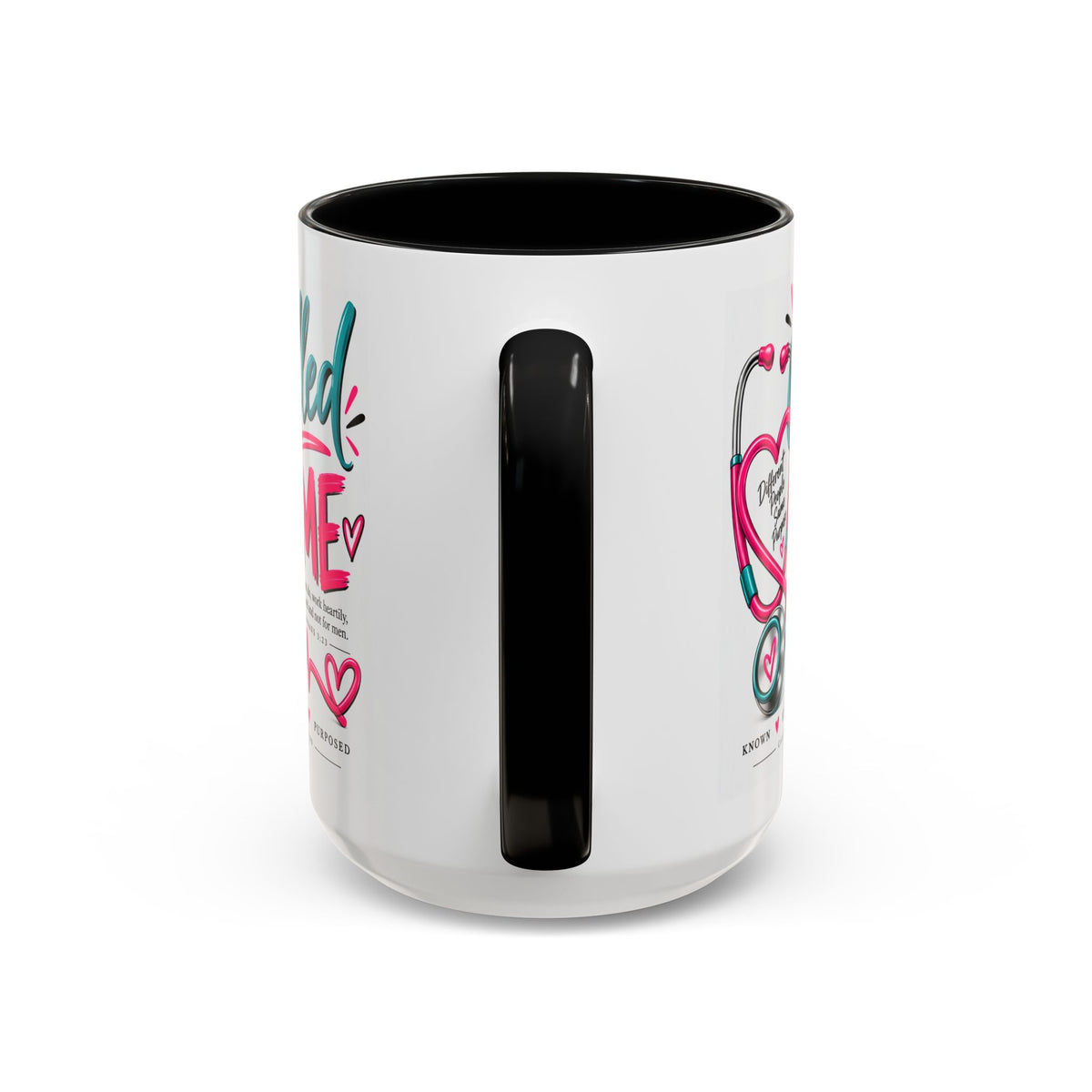 Called By Name Coffee Mug — Inspirational Nurse Stethoscope Design (11/15oz)