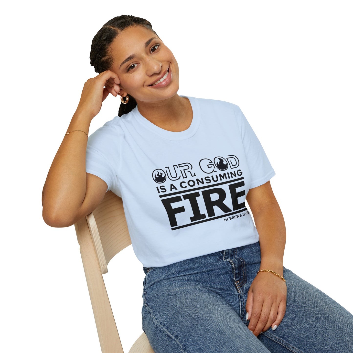 Our God Is A Consuming Fire Christian Unisex T-shirt