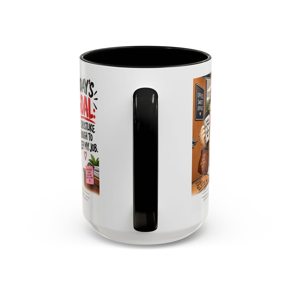Today's Goal Christian Coffee Mug – Be Christlike Inspirational Bible Verse Mug