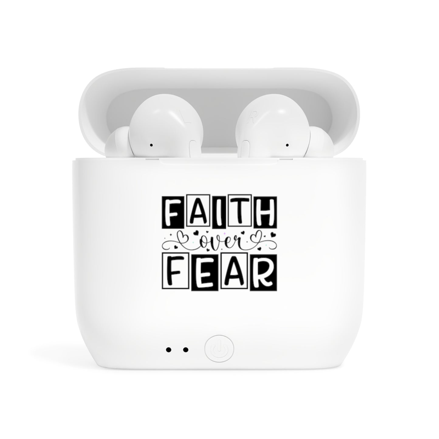 Faith Over Fear Essos Christian Wireless Earbuds