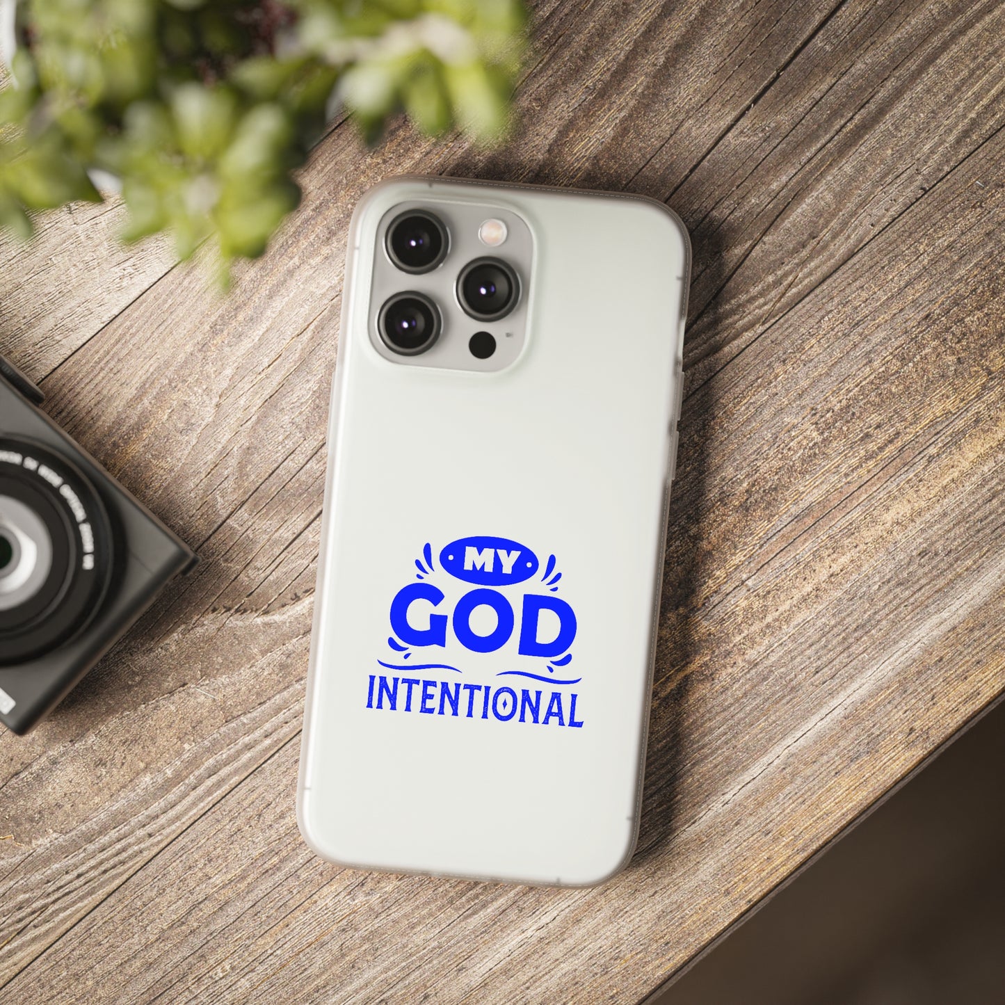 My God Is Intentional  Flexi Phone Case