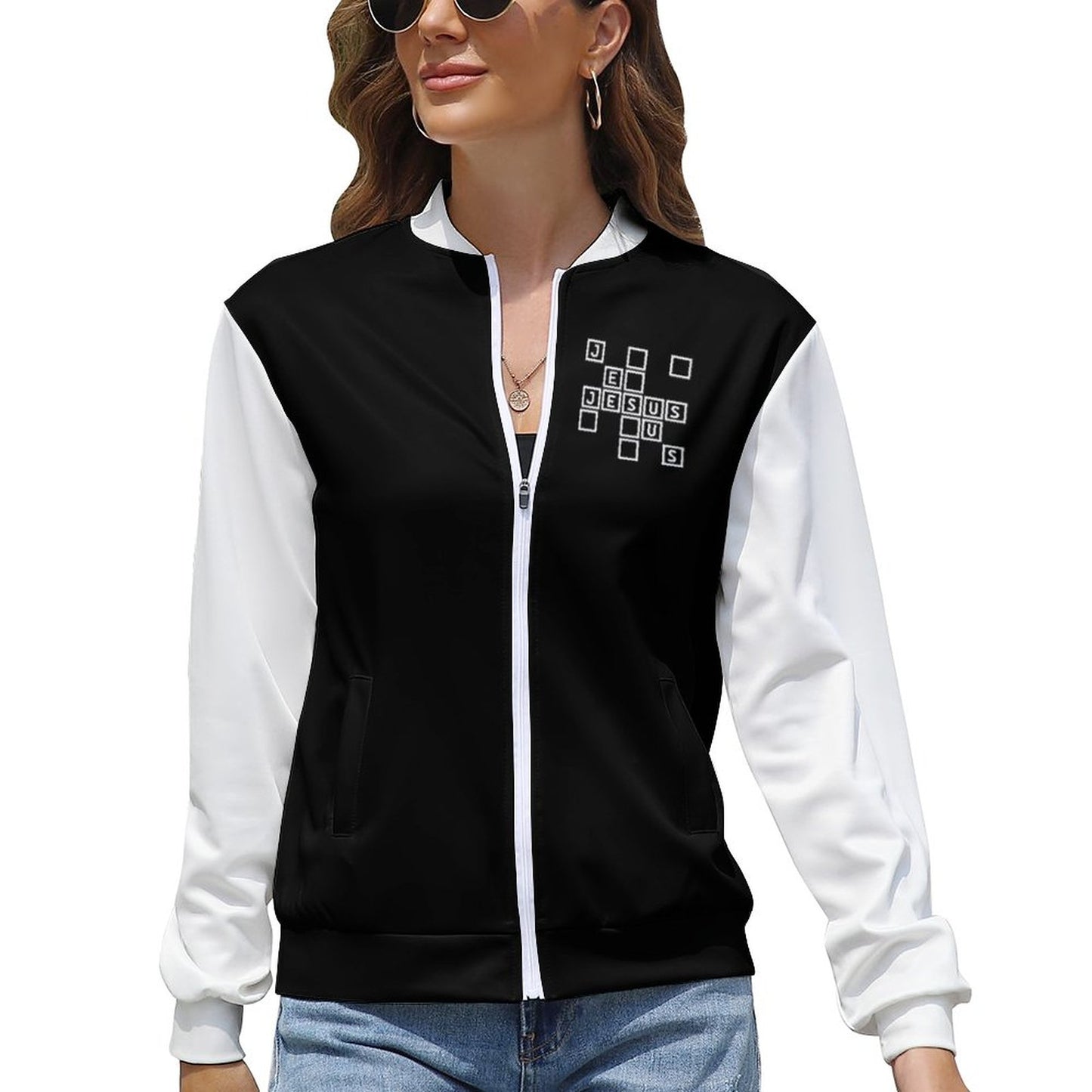 Jesus Women's Christian Zipper Jacket