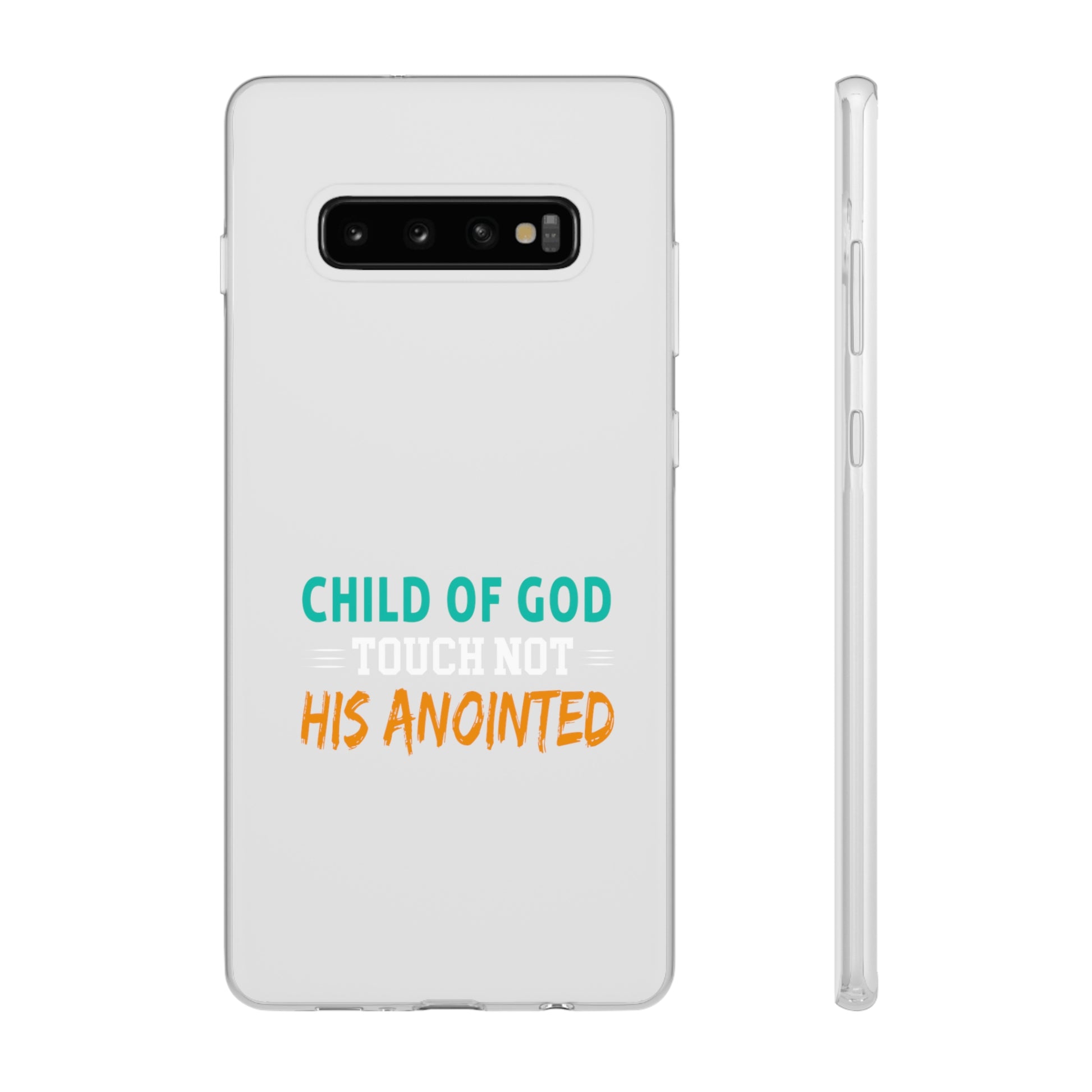 Child Of God Touch Not His Anointed Christian Flexi Phone Case Printify