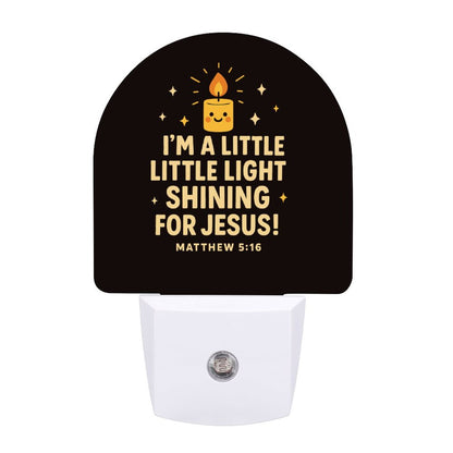 I'm A Little Light Shining For Him Christian Night Light For Kids - ClaimedbyGodDesigns