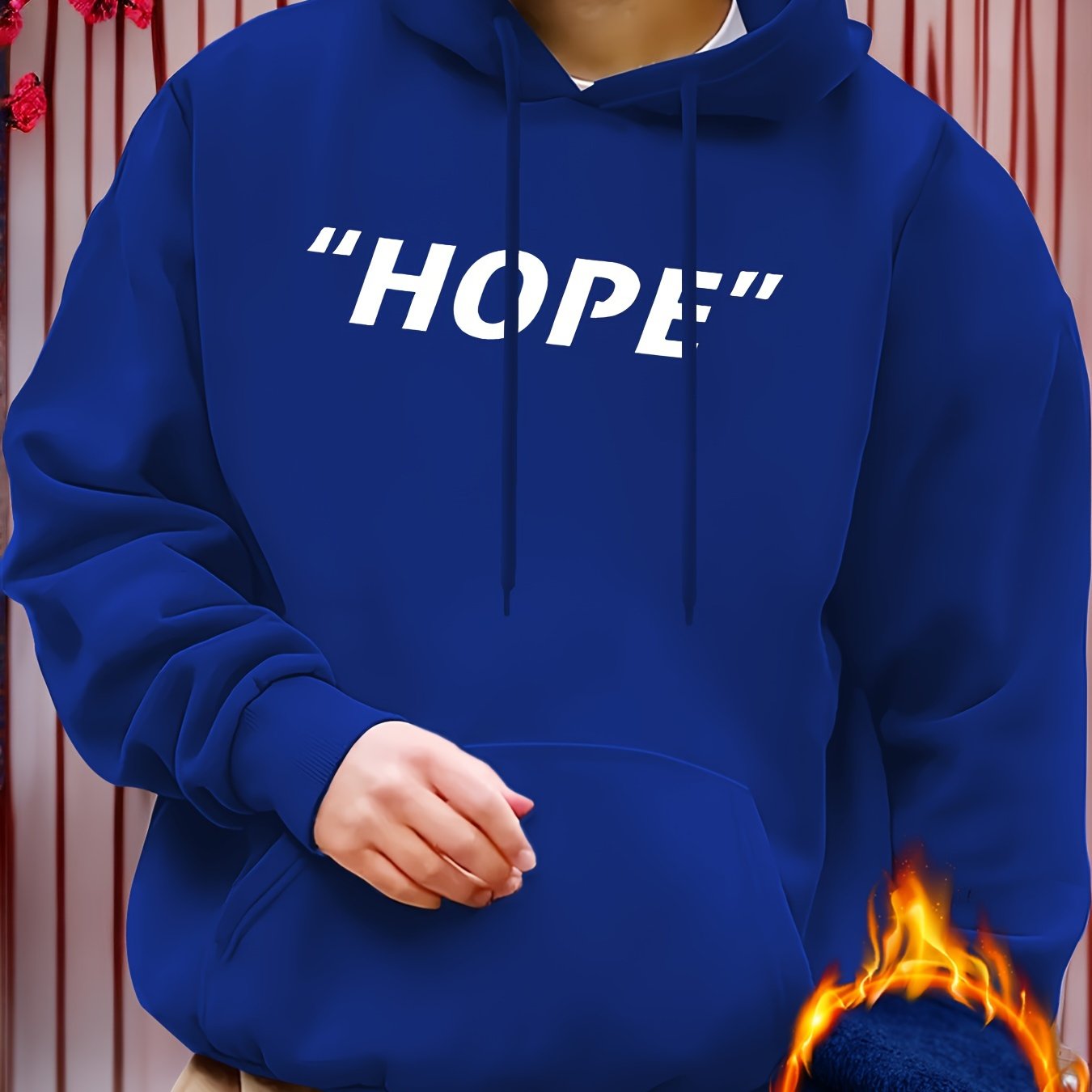 Hope Men's Christian Pullover Hooded Sweatshirt claimedbygoddesigns