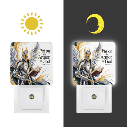 Put On His Armor Christian Night Light For Kids - ClaimedbyGodDesigns