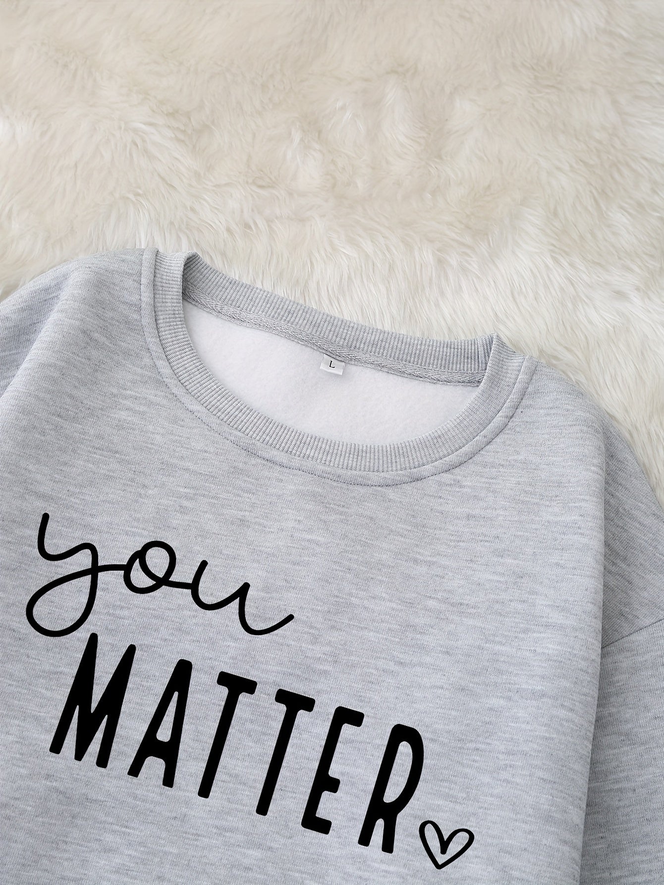 You Matter Women's Christian Pullover Sweatshirt claimedbygoddesigns