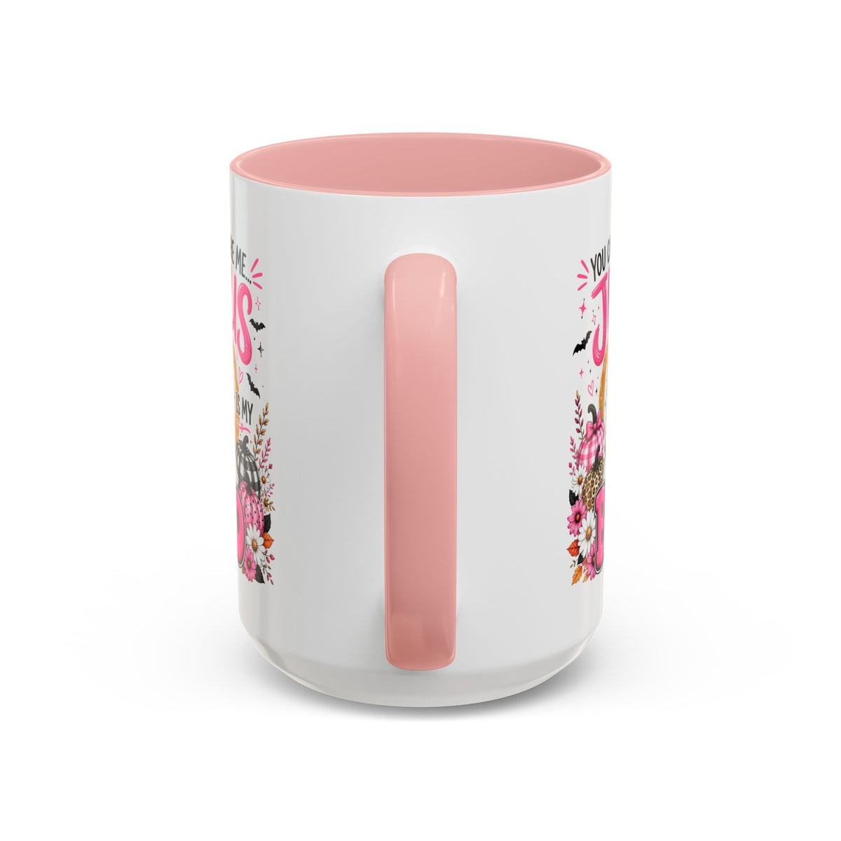 You Can’t Scare Me Jesus Is My Boo Coffee Mug — Halloween Christian Accent Mug
