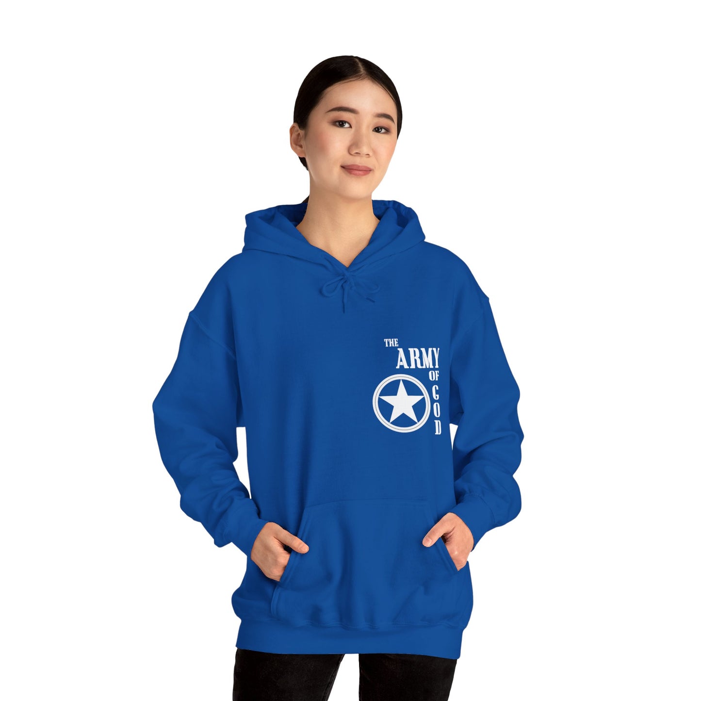 The Army Of God Unisex Christian Hooded Pullover Sweatshirt