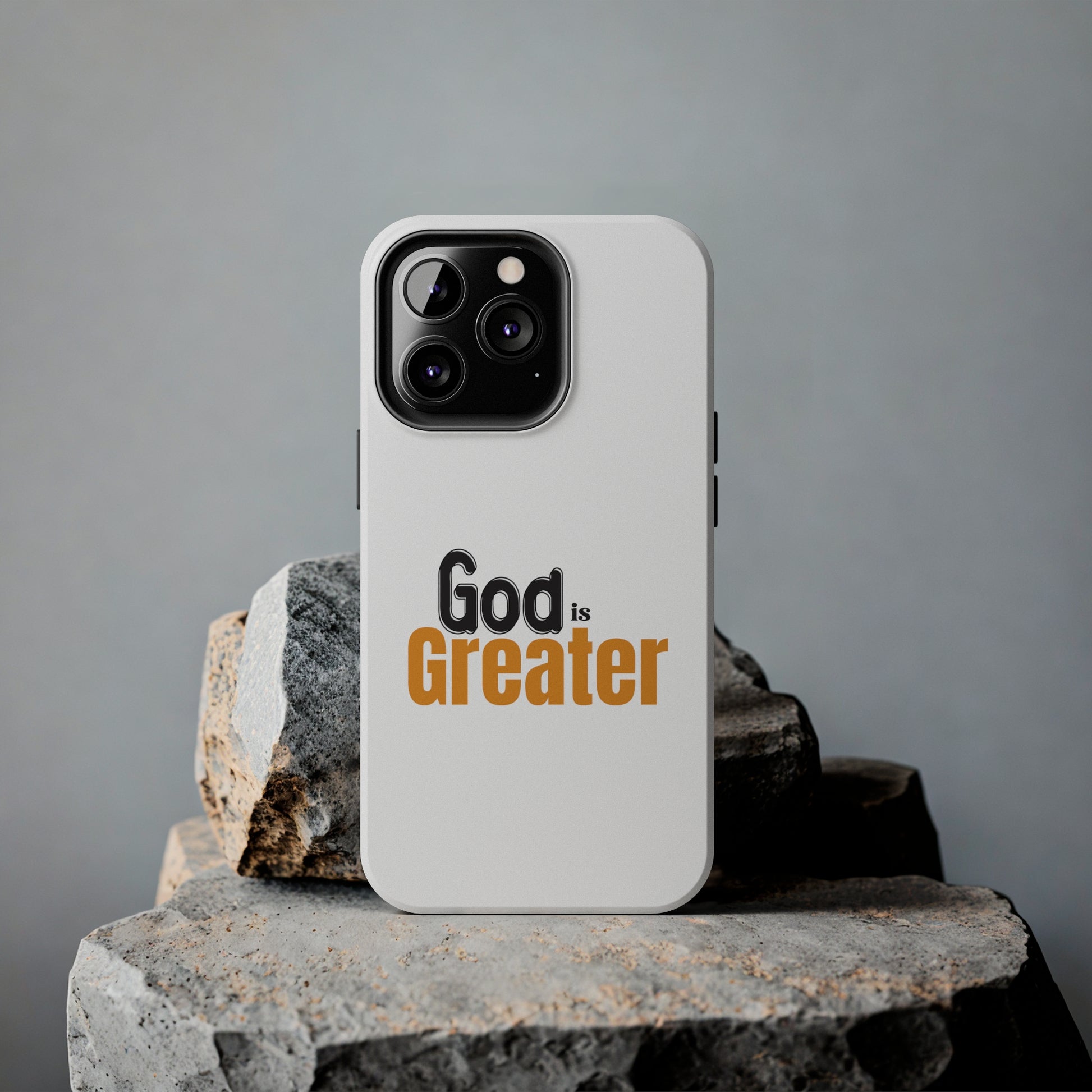 God Is Greater Christian Phone Tough Phone Cases, Case-Mate Printify