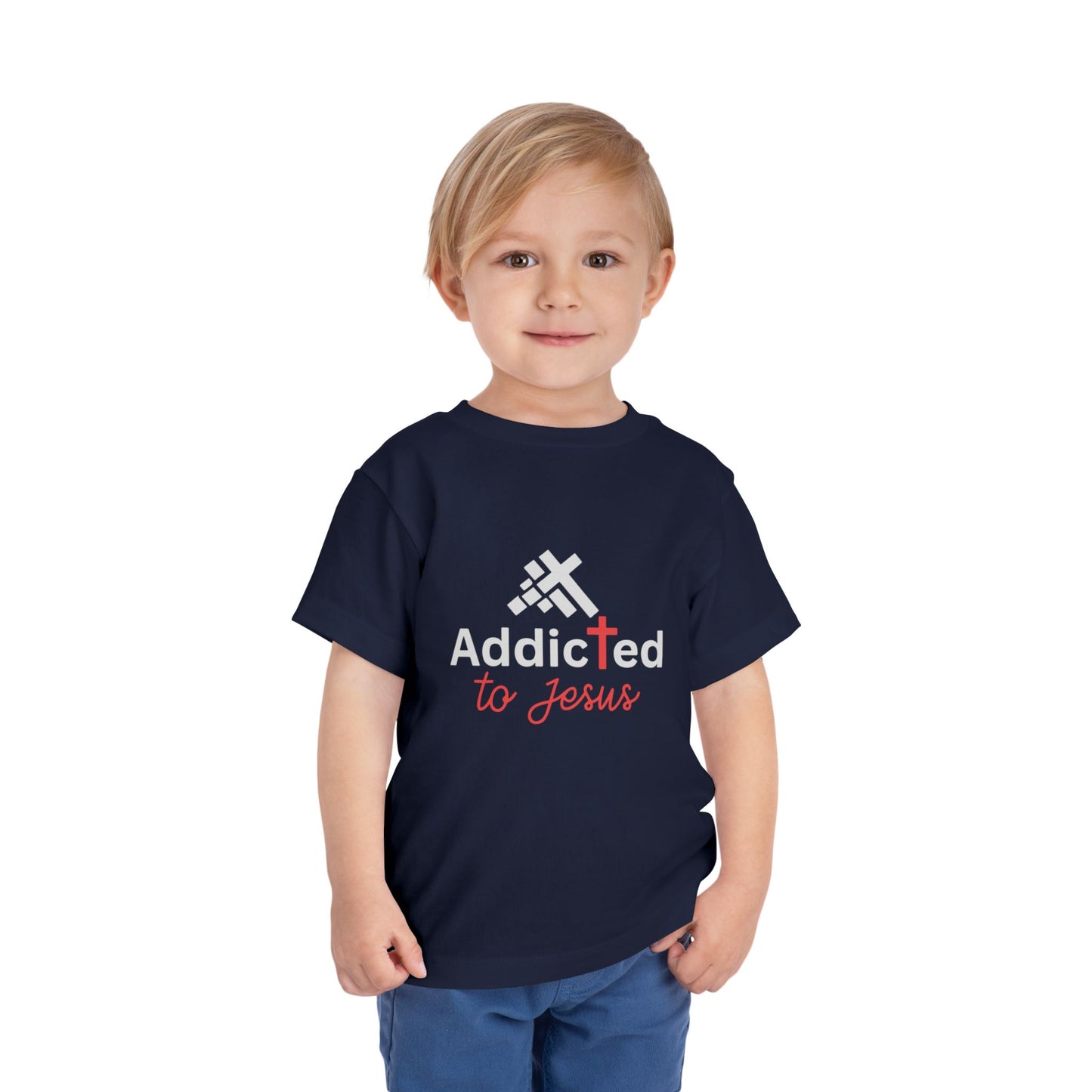 Addicted To Jesus Christian Toddler T-Shirt