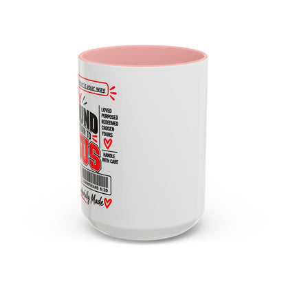 If Found, Return to Jesus Personalized Christian Coffee Mug — Called by Name Accent Mug (15oz)