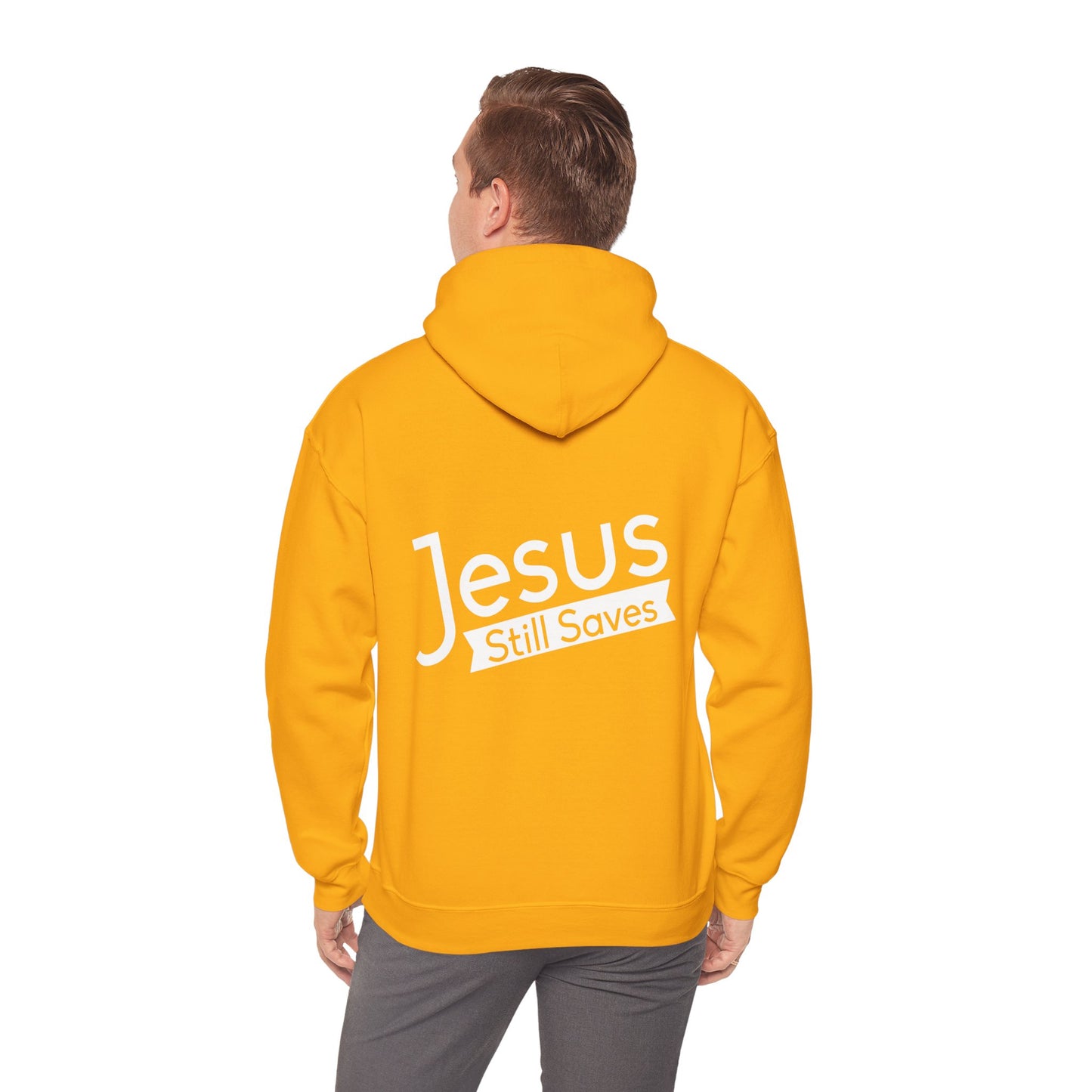 Jesus Still Saves Unisex Christian Hooded Pullover Sweatshirt