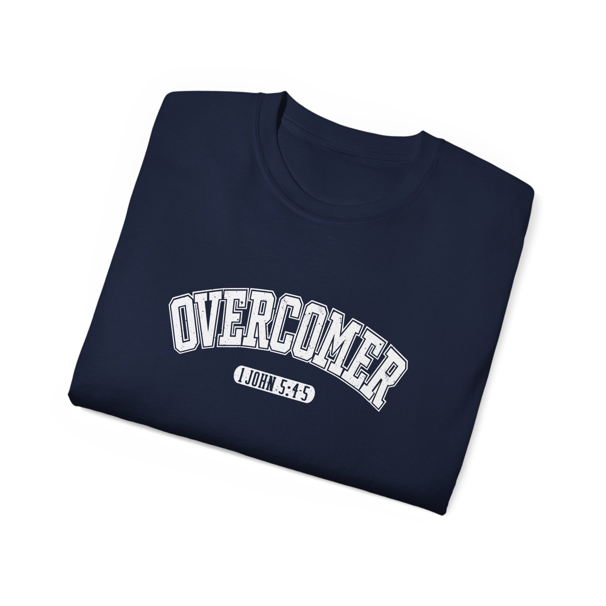 Overcomer Unisex Christian Ultra Cotton Tee Printify