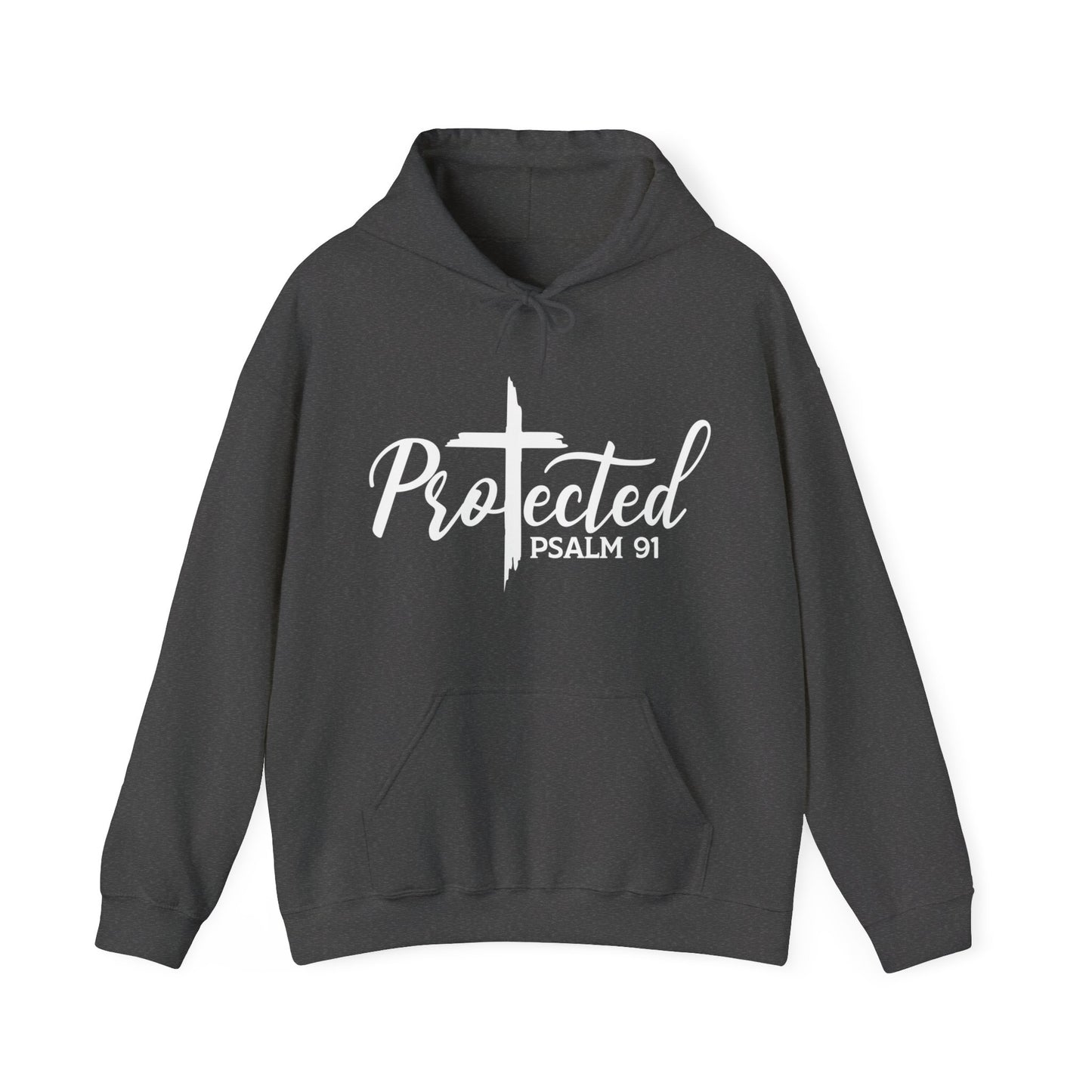 Psalm 91 Protected Unisex Christian Pullover Hooded Sweatshirt