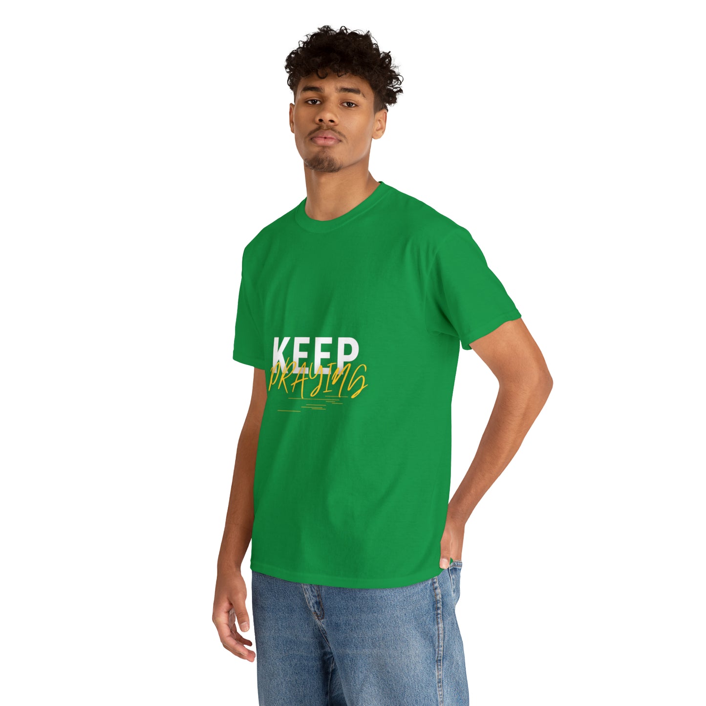 Keep Praying Unisex Heavy Cotton Tee Printify