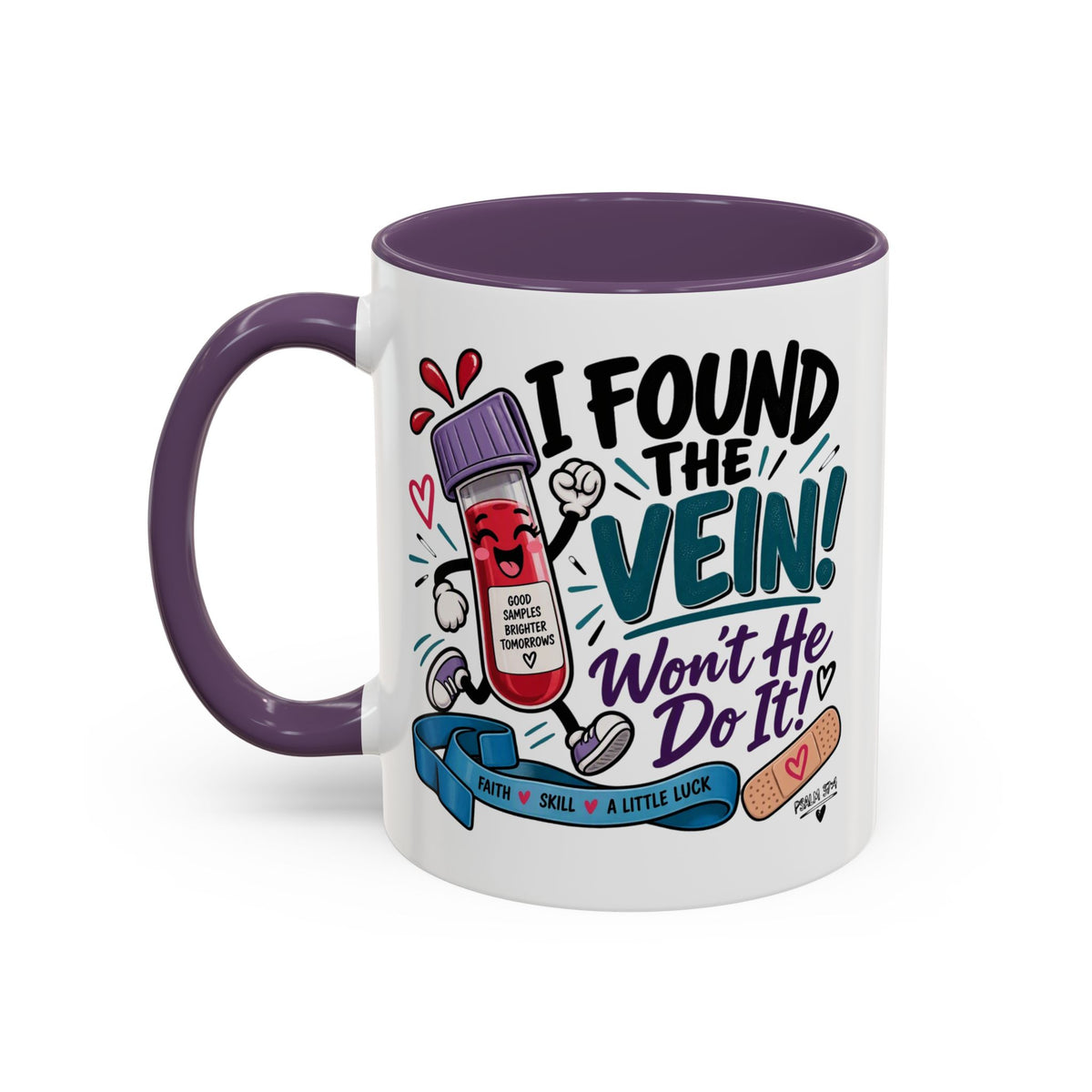 I Found the Vein! Phlebotomy Coffee Mug – Funny Nurse / Phlebotomist Gift (11/15oz)