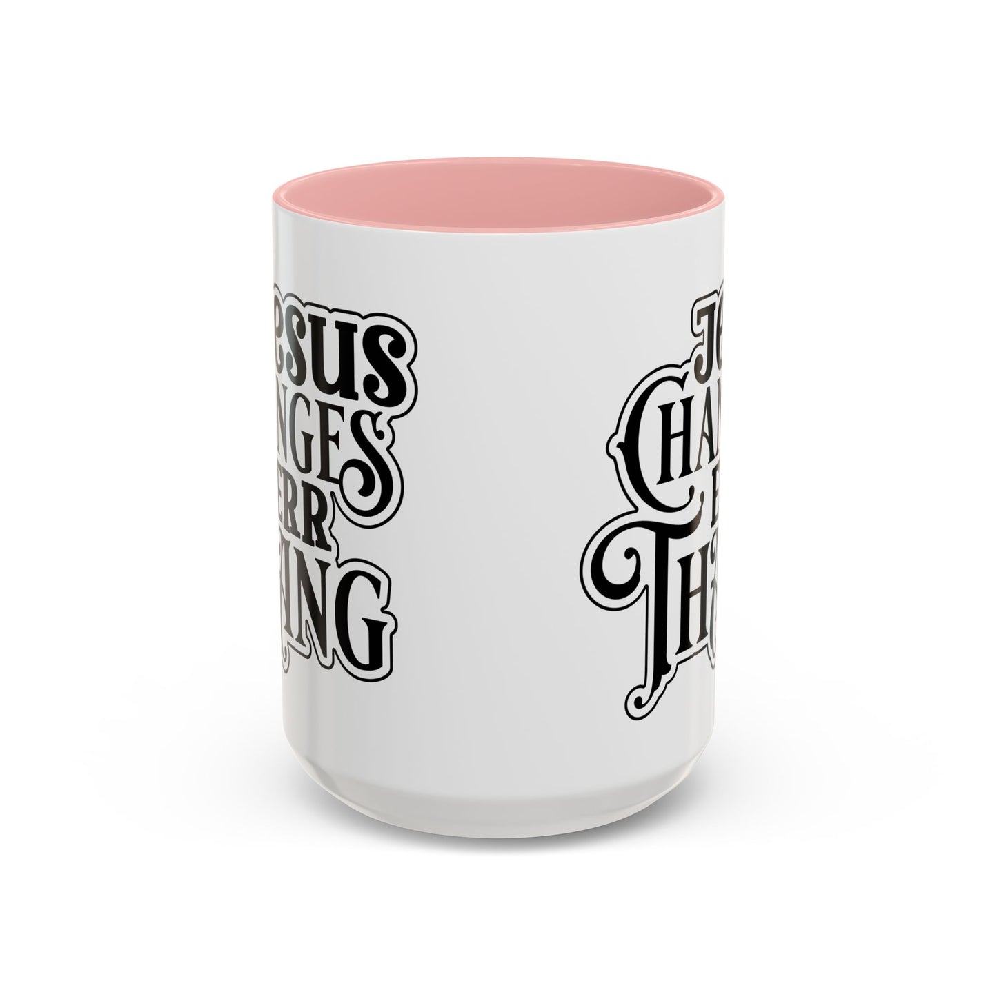 Inspirational Coffee Accent Mug - "He Changes Err Thang" - Perfect for Devotion and Gifts